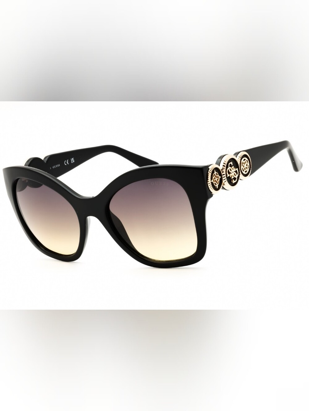 NWT GU00197 05B Black/Gradient Smoke. Includes case.